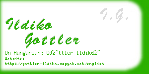 ildiko gottler business card